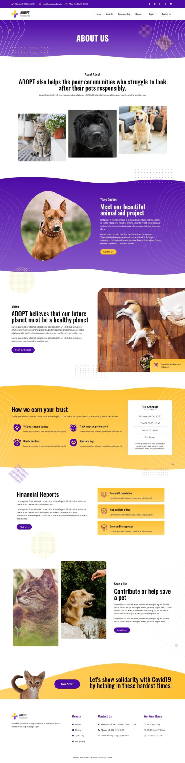Adopt - Adoption Service & Charity - WordPress Templates - Image 2