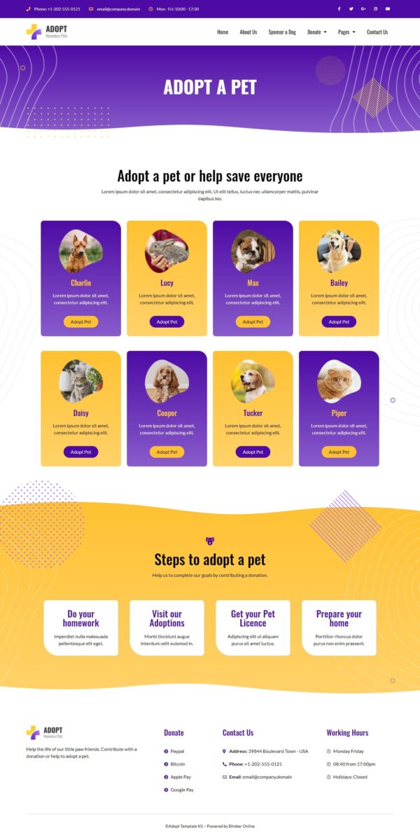 Adopt - Adoption Service & Charity - WordPress Templates - Image 17