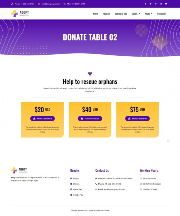 Adopt - Adoption Service & Charity - WordPress Templates - Image 10