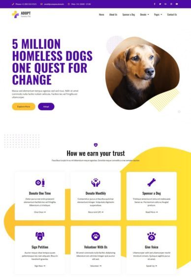Adopt - Adoption Service & Charity - WordPress Templates