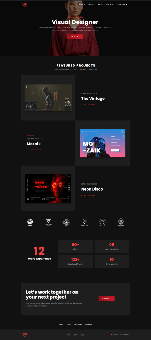 Agatha - Creative Portfolio & Agency- WordPress Templates - Image 5