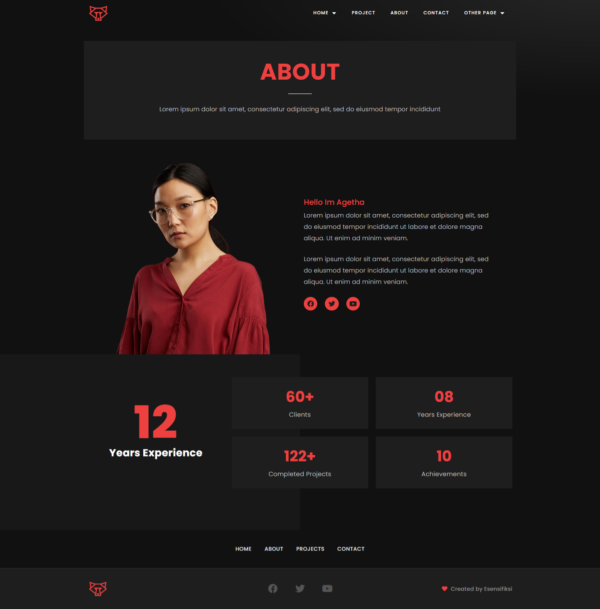 Agatha - Creative Portfolio & Agency- WordPress Templates - Image 6