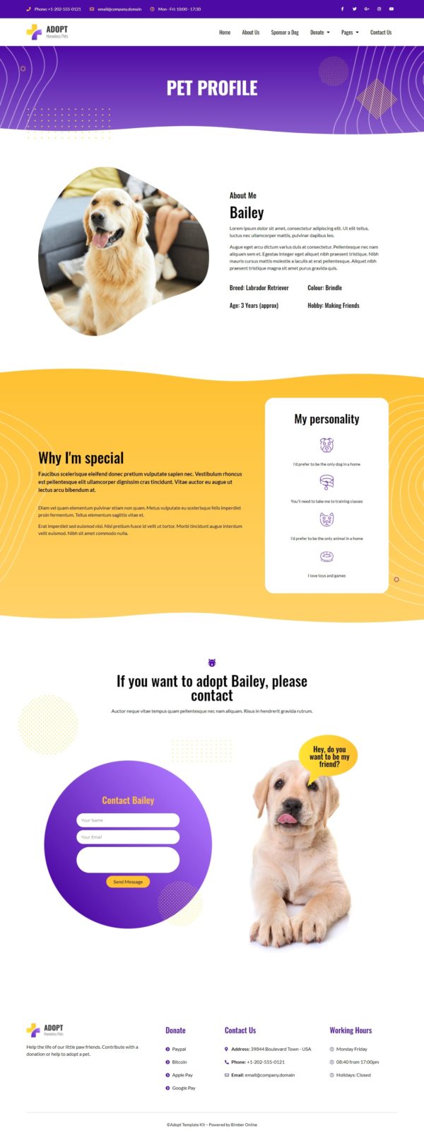 Adopt - Adoption Service & Charity - WordPress Templates - Image 5